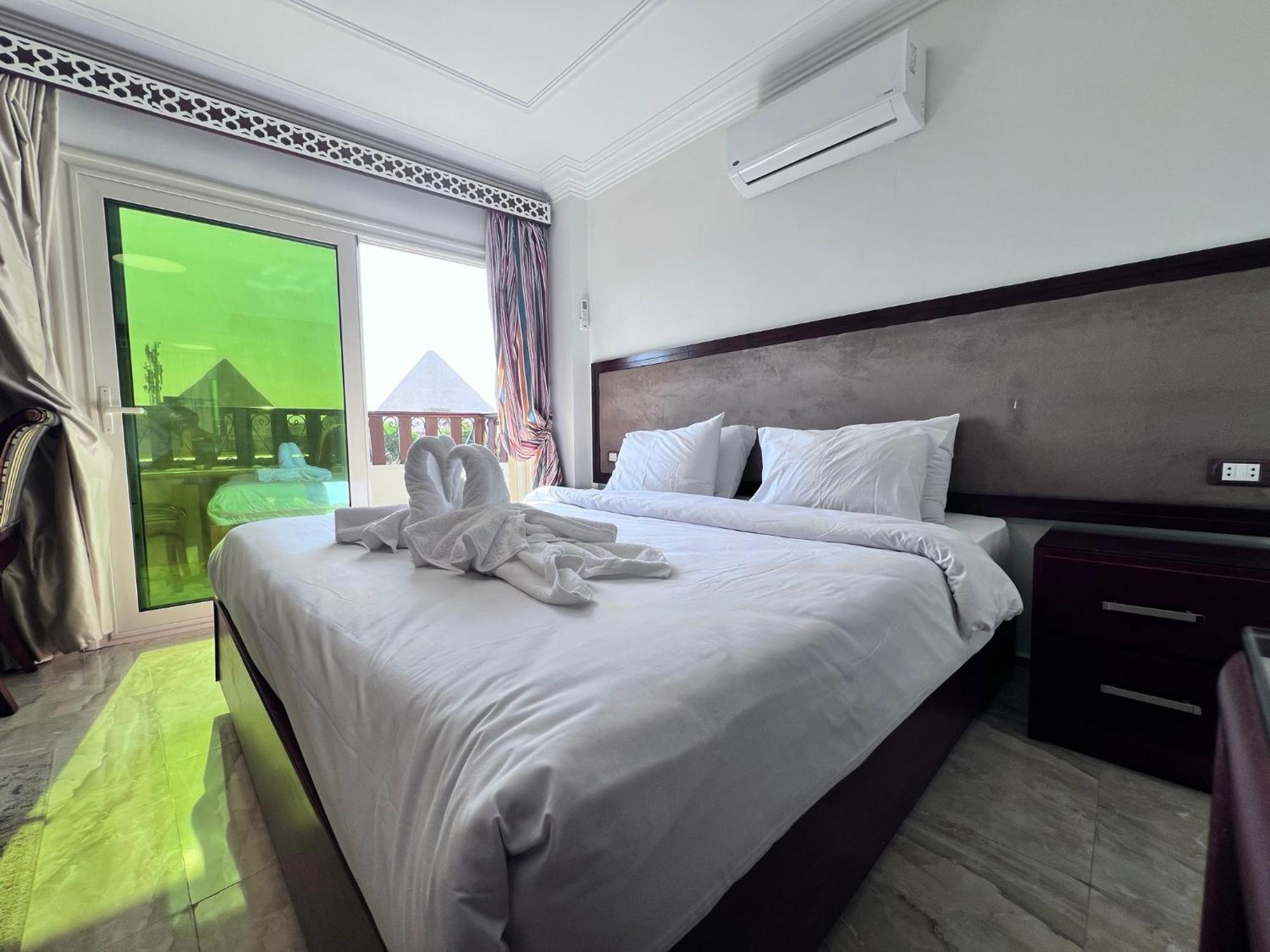 El Aida Pyramids View Hotel Kafret el-Gabal Exterior foto